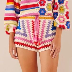 Farm Rio Crochet Shorts